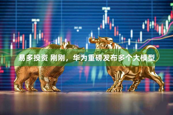易多投资 刚刚，华为重磅发布多个大模型