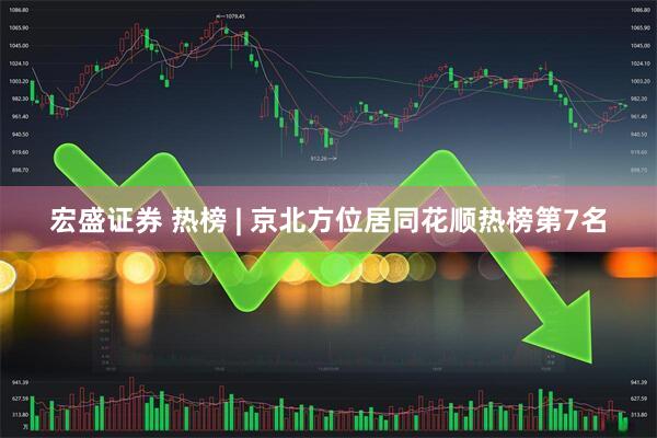 宏盛证券 热榜 | 京北方位居同花顺热榜第7名