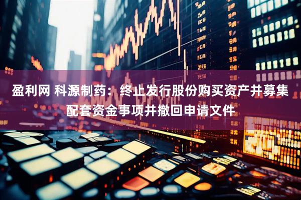 盈利网 科源制药：终止发行股份购买资产并募集配套资金事项并撤回申请文件